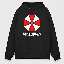 Толстовка оверсайз мужская UMBRELLA CORP, цвет: черный