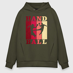 Толстовка оверсайз мужская Handball, цвет: хаки