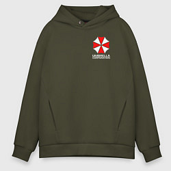 Толстовка оверсайз мужская UMBRELLA CORP, цвет: хаки