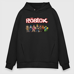 Толстовка оверсайз мужская ROBLOX, цвет: черный