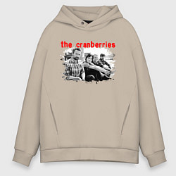 Толстовка оверсайз мужская The Cranberries, цвет: миндальный