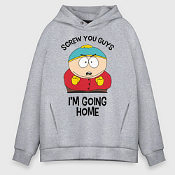 Толстовка оверсайз мужская South Park, Эрик Картман, цвет: меланж