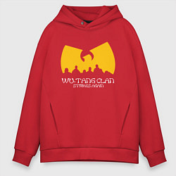 Толстовка оверсайз мужская Wu-Tang Clan, цвет: красный