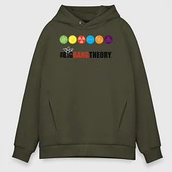 Толстовка оверсайз мужская Big Bang Theory, цвет: хаки