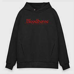 Толстовка оверсайз мужская Bloodborne, цвет: черный