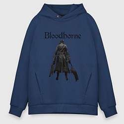 Толстовка оверсайз мужская Bloodborne, цвет: тёмно-синий