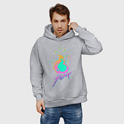 Толстовка оверсайз мужская PROMARE, цвет: меланж — фото 2