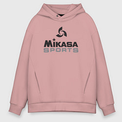 Толстовка оверсайз мужская MIKASA SPORTS, цвет: пыльно-розовый