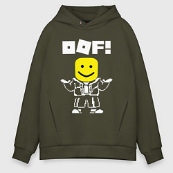 Толстовка оверсайз мужская ROBLOX, цвет: хаки