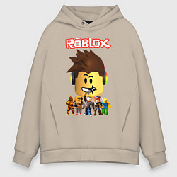 Толстовка оверсайз мужская ROBLOX, цвет: миндальный