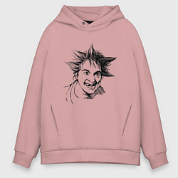 Толстовка оверсайз мужская Михаил Горшенёв Горшок КиШ, цвет: пыльно-розовый