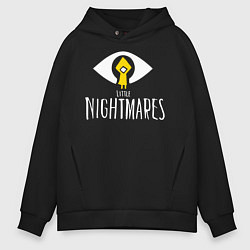 Толстовка оверсайз мужская LITTLE NIGHTMARES, цвет: черный