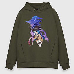 Толстовка оверсайз мужская Migurdia, цвет: хаки