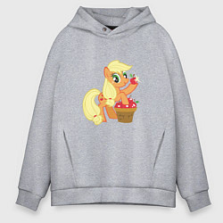 Толстовка оверсайз мужская Applejack, цвет: меланж