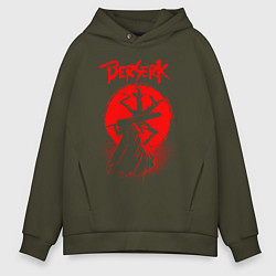 Толстовка оверсайз мужская BERSERK, цвет: хаки
