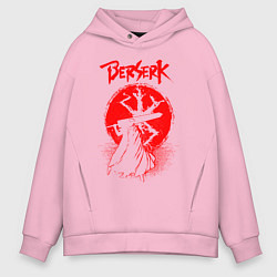 Толстовка оверсайз мужская BERSERK, цвет: светло-розовый