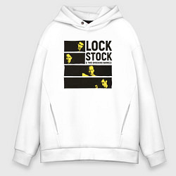 Толстовка оверсайз мужская Lock, Stock and Two Smoking Barrels 1998, цвет: белый