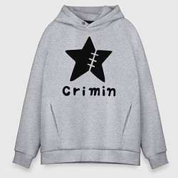 Толстовка оверсайз мужская Crimin бренд One Piece, цвет: меланж