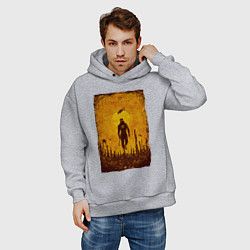 Толстовка оверсайз мужская FREEMAN HALF-LIFE 2 Z, цвет: меланж — фото 2