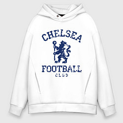 Толстовка оверсайз мужская Chelsea FC: Lion, цвет: белый