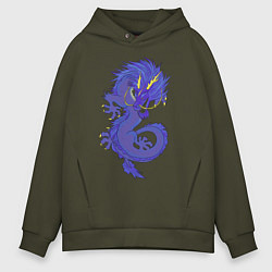 Толстовка оверсайз мужская Blue dragon, цвет: хаки