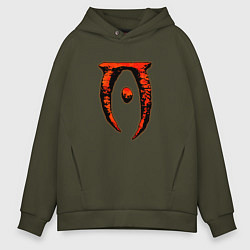 Толстовка оверсайз мужская Oblivion, цвет: хаки