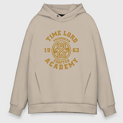 Толстовка оверсайз мужская Галлифрей 01, цвет: миндальный