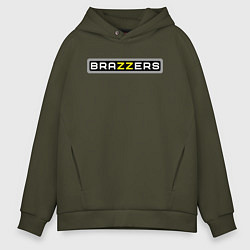 Толстовка оверсайз мужская Brazzers, цвет: хаки