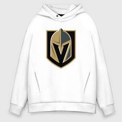 Толстовка оверсайз мужская Vegas Golden Knights , Вегас Голден Найтс, цвет: белый