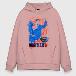 Толстовка оверсайз мужская Undefeated, цвет: пыльно-розовый