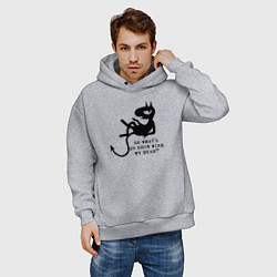 Толстовка оверсайз мужская Disenchantment matt groening, цвет: меланж — фото 2