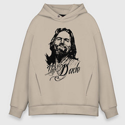Толстовка оверсайз мужская The Big Dude, цвет: миндальный