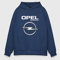 Толстовка оверсайз мужская OPEL Pro Racing, цвет: тёмно-синий