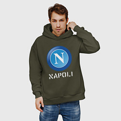 Толстовка оверсайз мужская SSC NAPOLI Napoli, цвет: хаки — фото 2