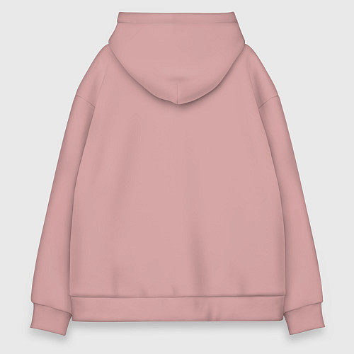Мужское худи оверсайз Россия - с нами бог / Пыльно-розовый – фото 2