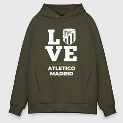 Толстовка оверсайз мужская Atletico Madrid Love Classic, цвет: хаки