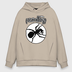 Толстовка оверсайз мужская The prodigy ant, цвет: миндальный
