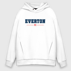 Толстовка оверсайз мужская Everton FC Classic, цвет: белый