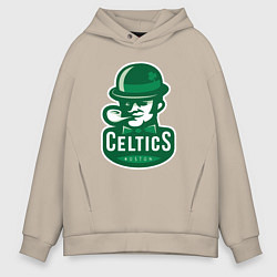 Толстовка оверсайз мужская Celtics Team, цвет: миндальный