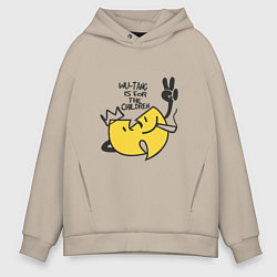Толстовка оверсайз мужская Wu-Tang Is For The Children, цвет: миндальный