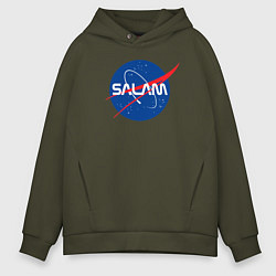 Толстовка оверсайз мужская SALAM, цвет: хаки