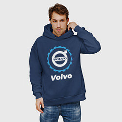 Толстовка оверсайз мужская Volvo в стиле Top Gear, цвет: тёмно-синий — фото 2