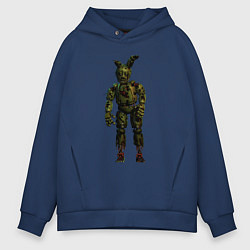 Толстовка оверсайз мужская Springtrap, цвет: тёмно-синий