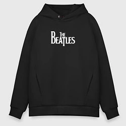 Толстовка оверсайз мужская The Beatles Let It Be, цвет: черный