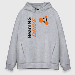 Толстовка оверсайз мужская BeamNG drive, цвет: меланж
