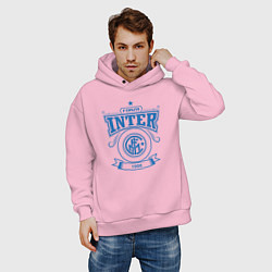 Толстовка оверсайз мужская Forza Inter, цвет: светло-розовый — фото 2