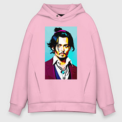Мужское худи оверсайз Johnny Depp - Japan style