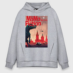 Толстовка оверсайз мужская MoMo - динозавр в Москве, цвет: меланж