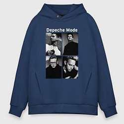 Толстовка оверсайз мужская Depeche Mode Violator 2, цвет: тёмно-синий
