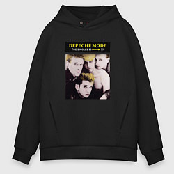 Толстовка оверсайз мужская Depeche Mode - The Singles 81-85, цвет: черный